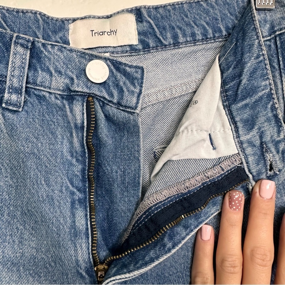 Triarchy Ms.Walker Mid-Rise Constructed Jeans Size 27 - Picture 5 of 10